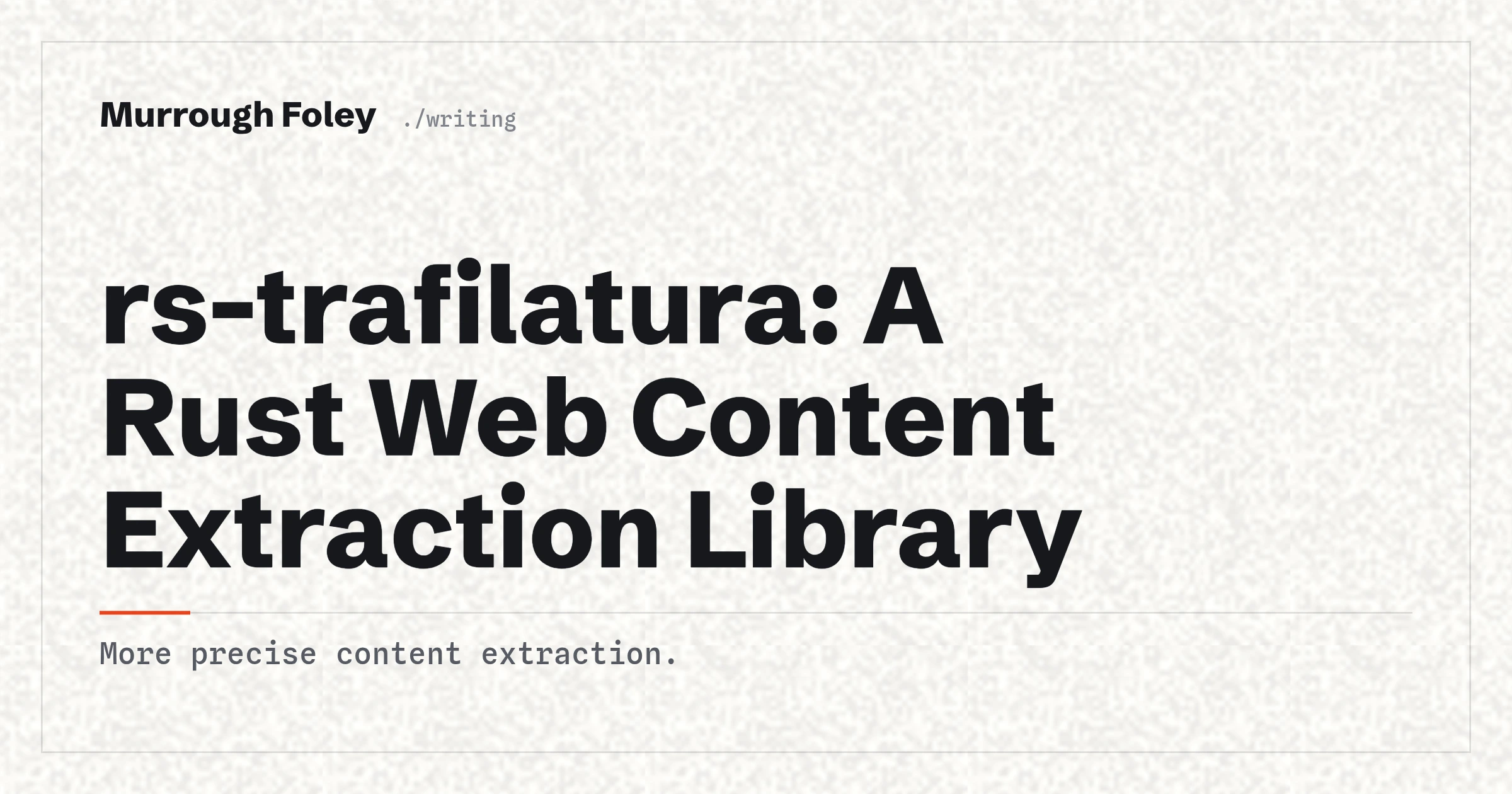 rs-trafilatura-a-rust-web-content-extraction-library